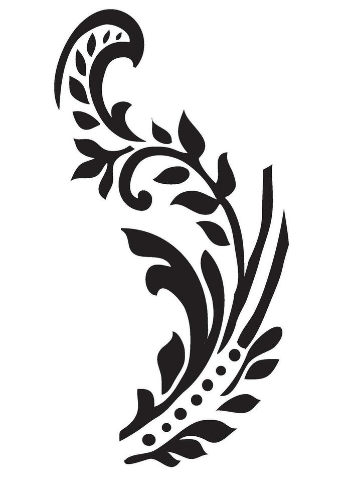 floral vector pattern for embroidery