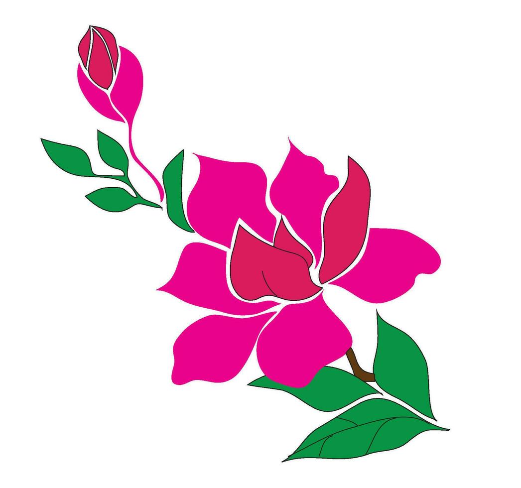 floral vector modelo para bordado