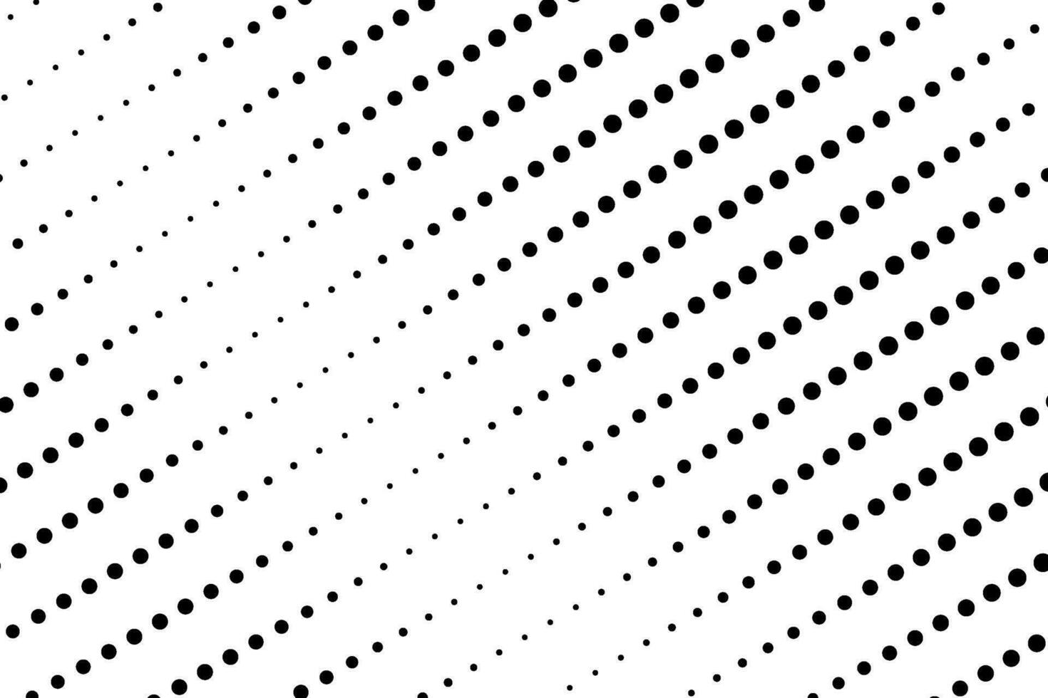 Pattern of inclined black dots of different sizes vector