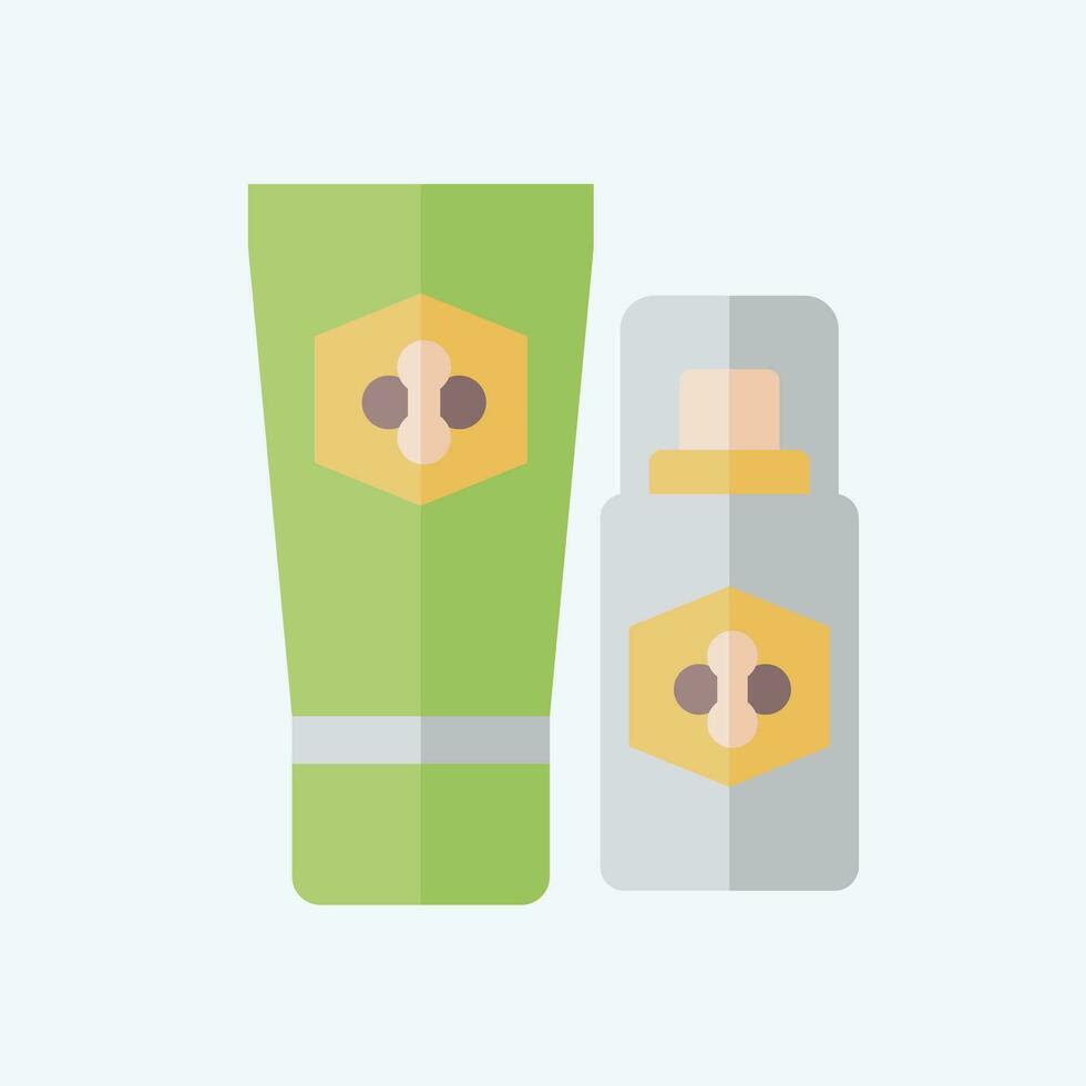 Icon Cosmetic. related to Apiary symbol. flat style. simple design editable. simple illustration vector