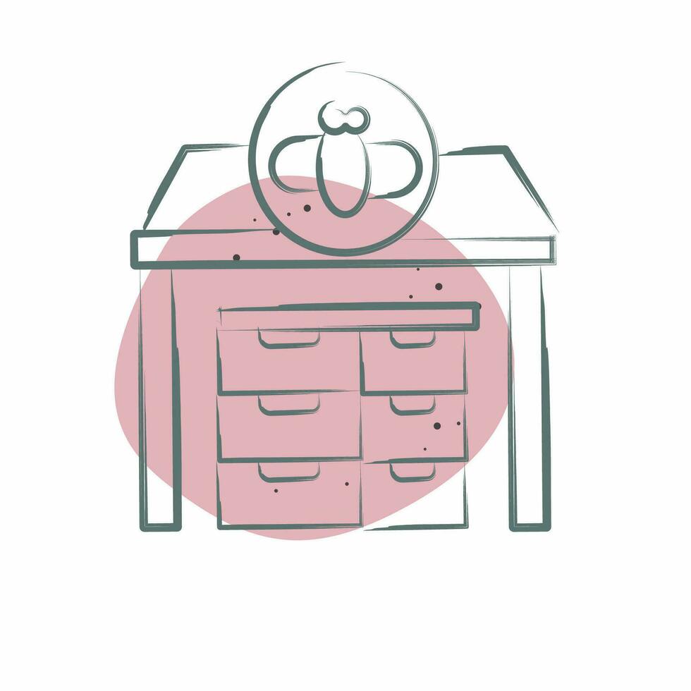 Icon Apiary. related to Apiary symbol. Color Spot Style. simple design editable. simple illustration vector