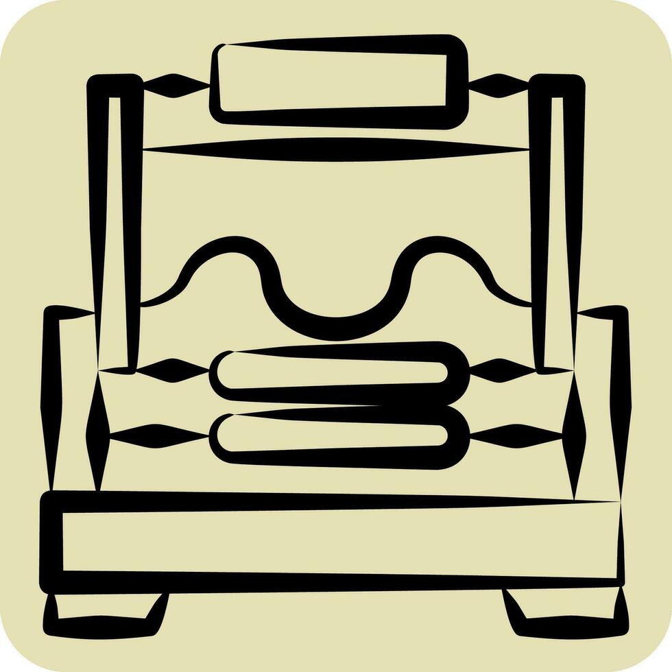 Icon Brood. related to Apiary symbol. hand drawn style. simple design editable. simple illustration vector