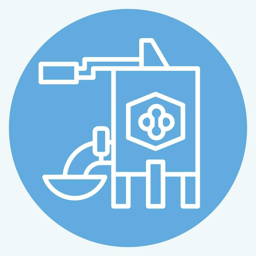 Icon Extracting Equipment. related to Apiary symbol. blue eyes style. simple design editable. simple illustration vector