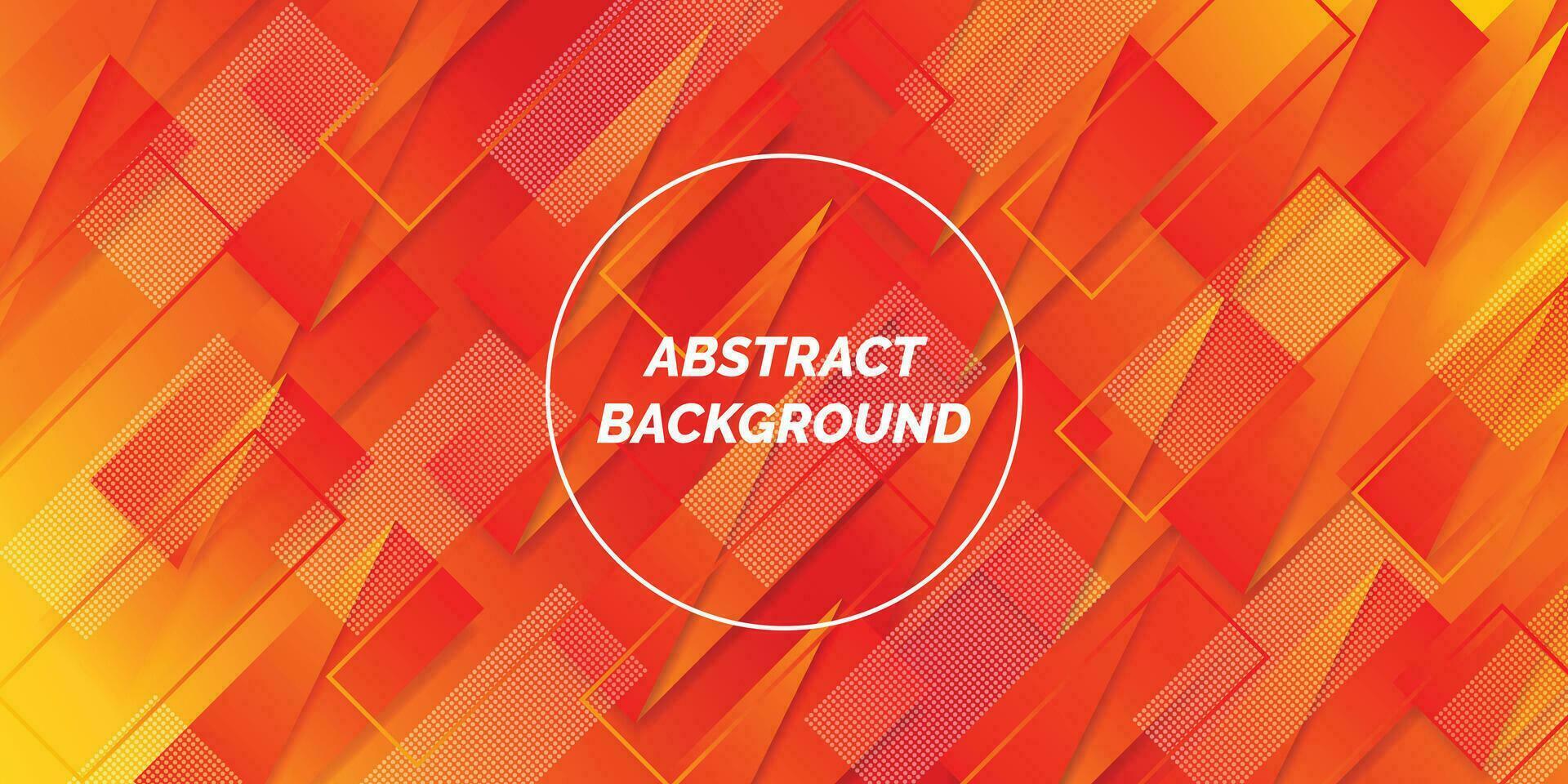 Abstract background with double triangle geometric orange composition, modern template for website, banner art, poster design, vector