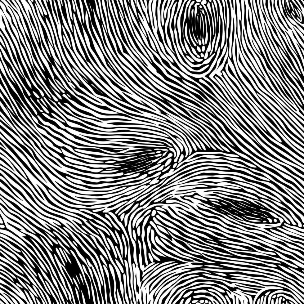 Fingerprint seamless background on square shape. vector