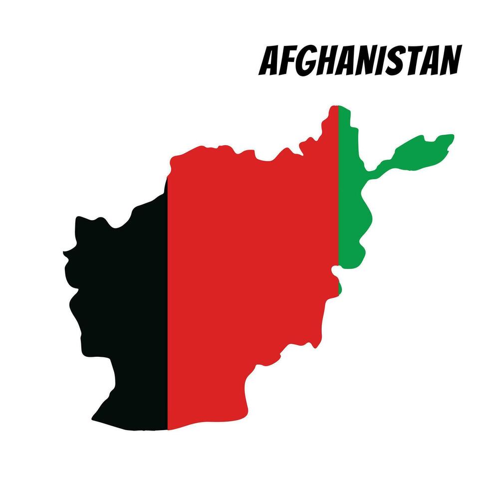 Vector illustration on Afghanistan flag drawing ,grunge and retro flag series