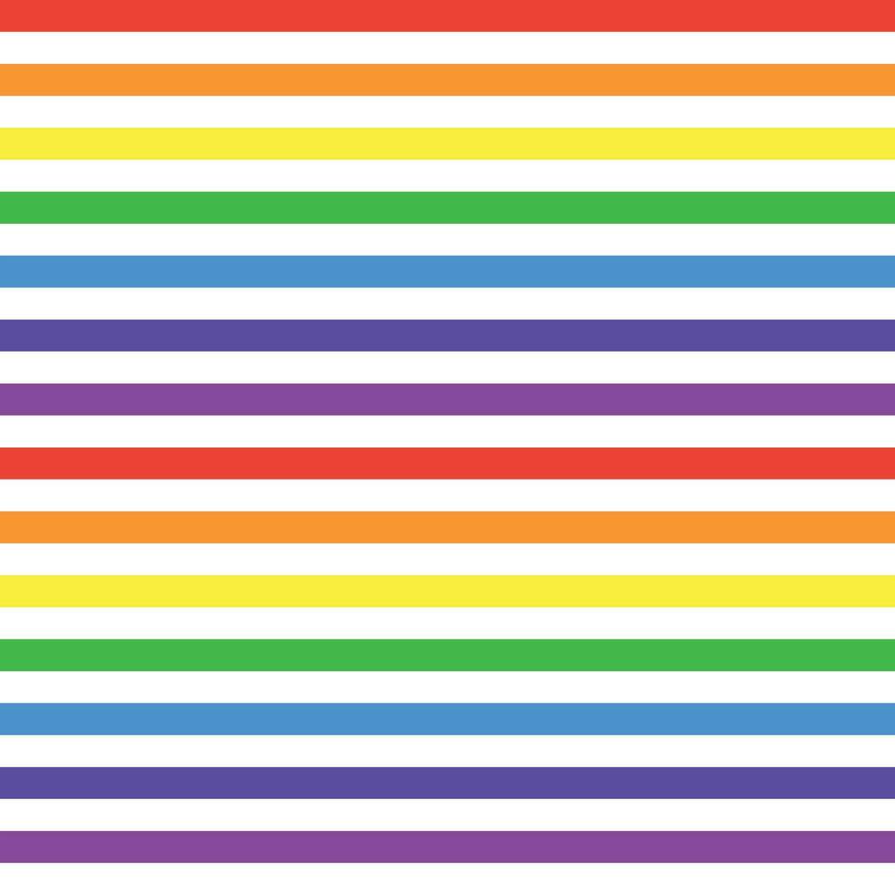 arco iris horizontal líneas sin costura patrón, arco iris repitiendo fondo, vistoso rayas. vector Arte ilustración