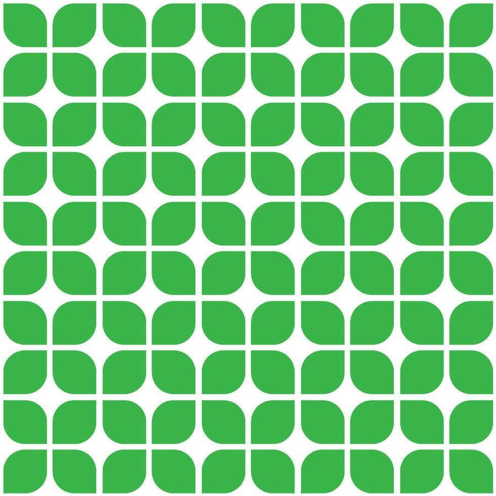Green leaf geometric seamless pattern, Abstract vector texture. Leaves background.
