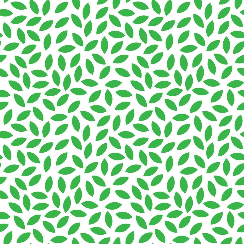 Green leaf geometric seamless pattern, abstract vector texture. Leaf backdrop for go green events and natural style products etc