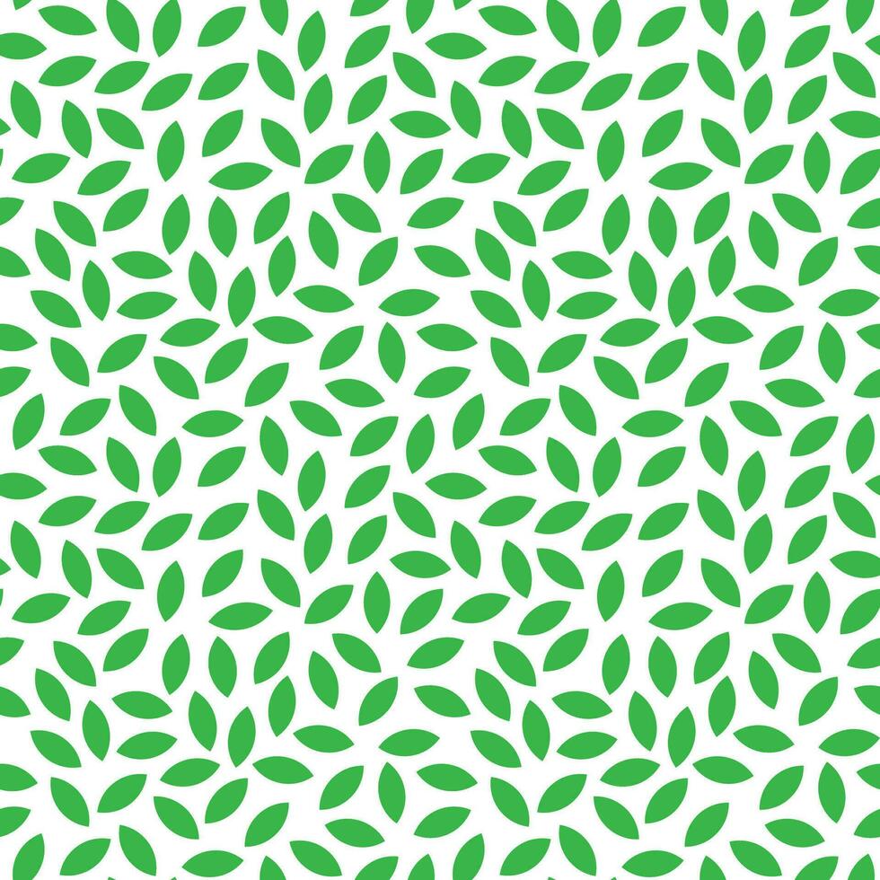 Green leaf geometric seamless pattern, abstract vector texture. Leaf backdrop for go green events and natural style products etc