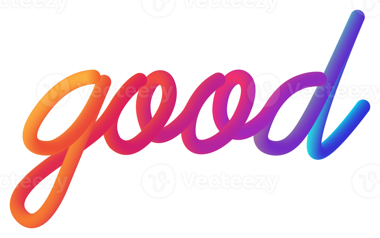 good text effect gradient fluid png
