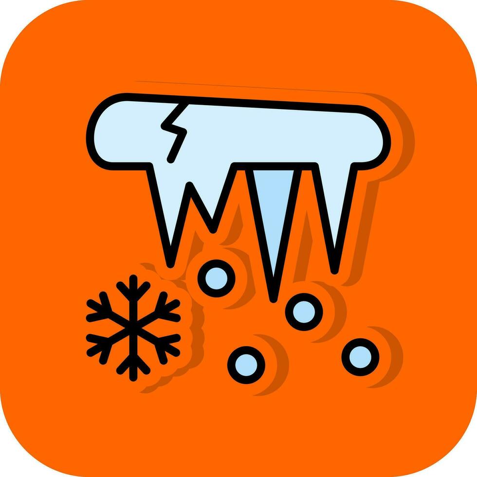 Icicle Vector Icon Design