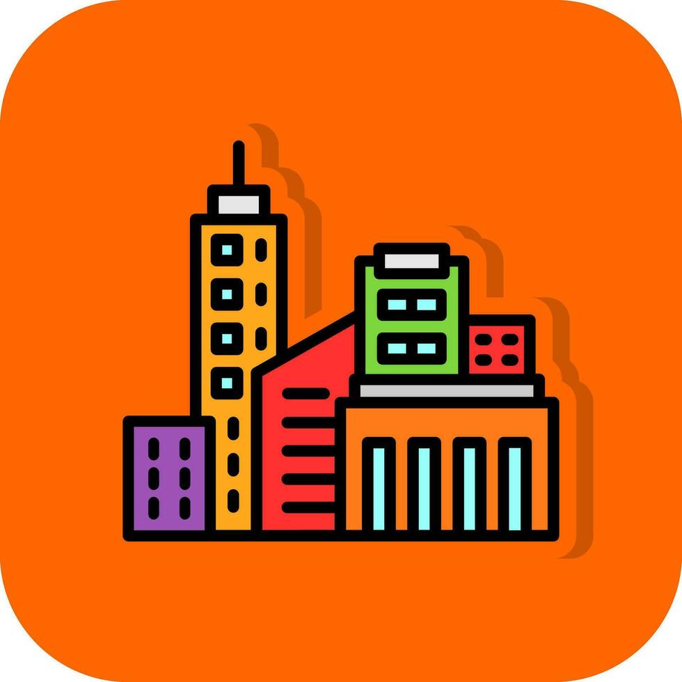 diseño de icono de vector de ciudad