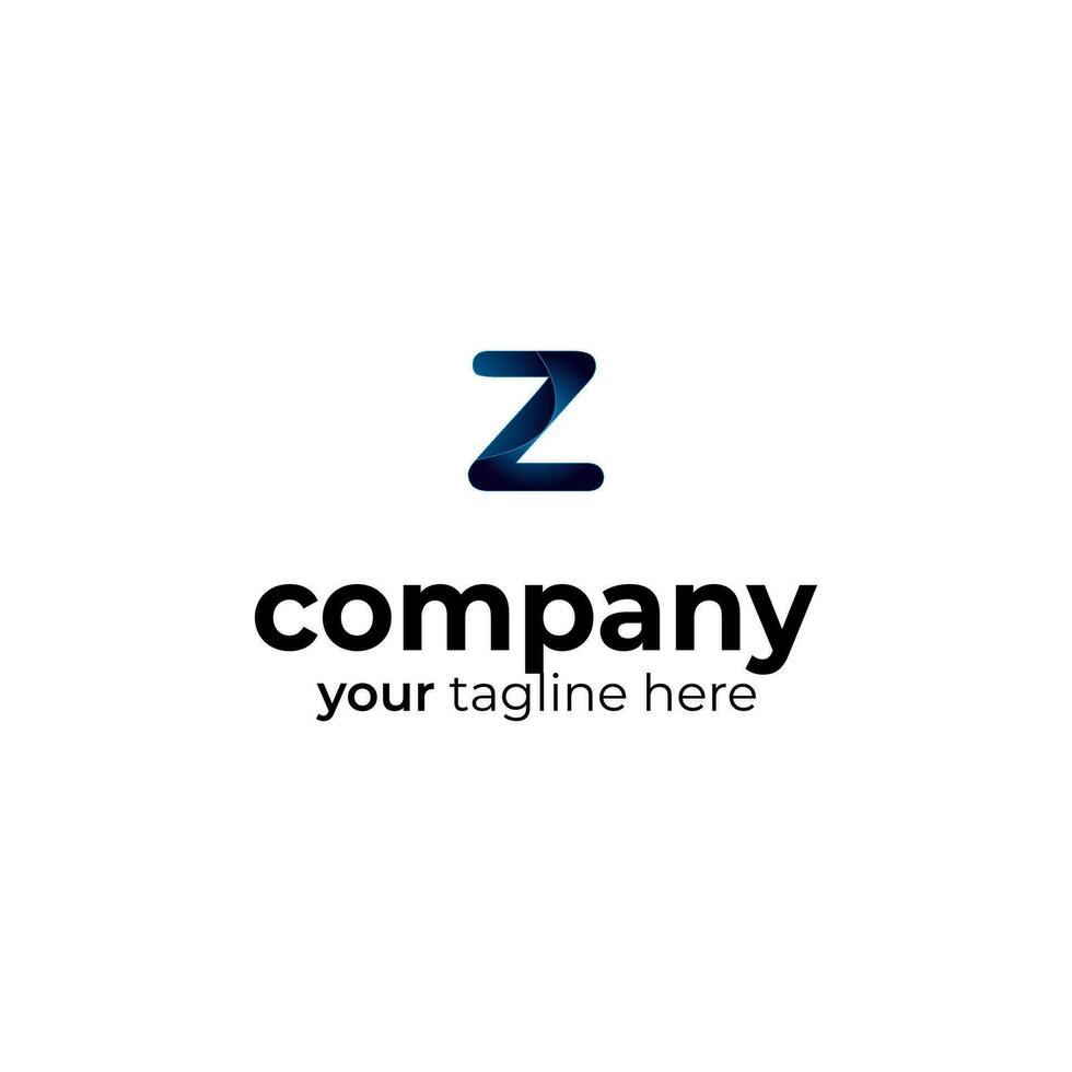 Symbol Z letter logo on white background, can be used for art companies, sports, etc vector