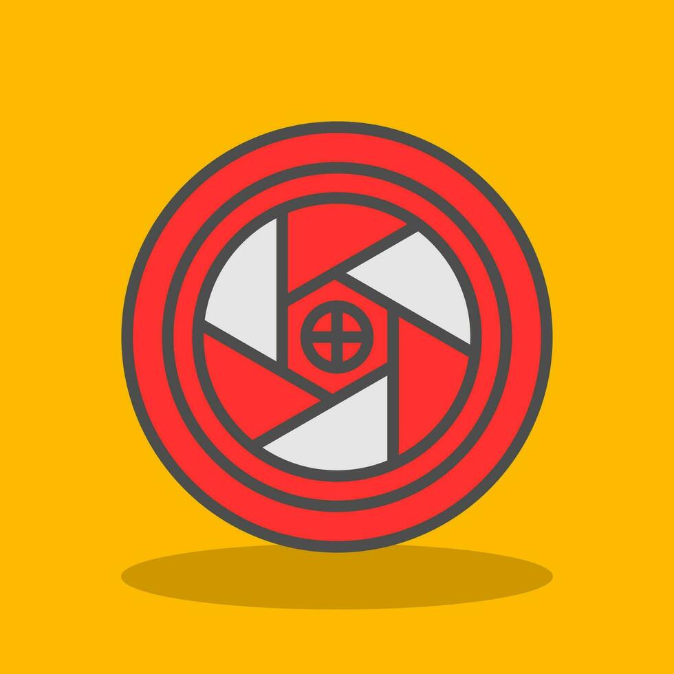 Diaphragm Vector Icon Design