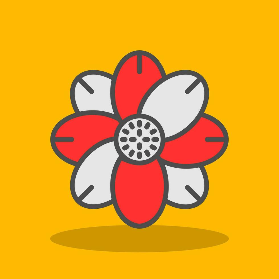 ártico flor vector icono diseño