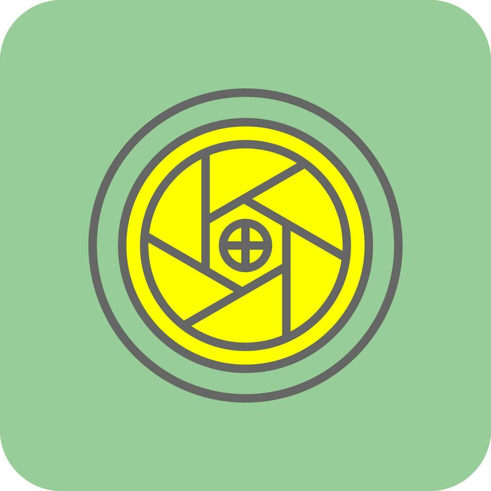 Diaphragm Vector Icon Design