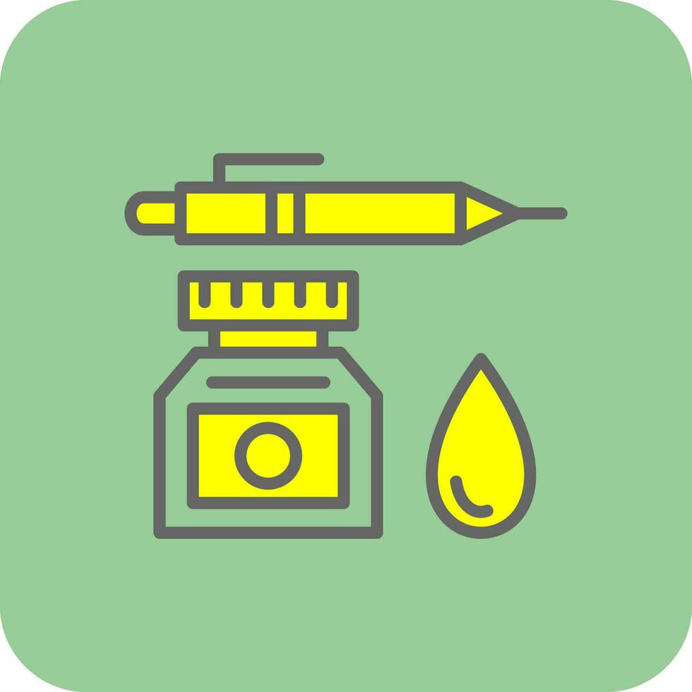 diseño de icono de vector de tinta