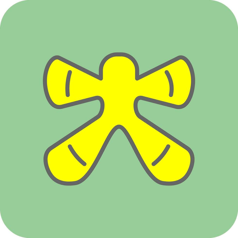 Snow angel Vector Icon Design