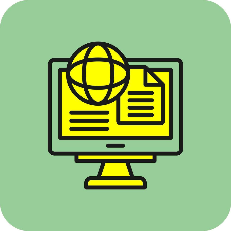 Portal Vector Icon Design