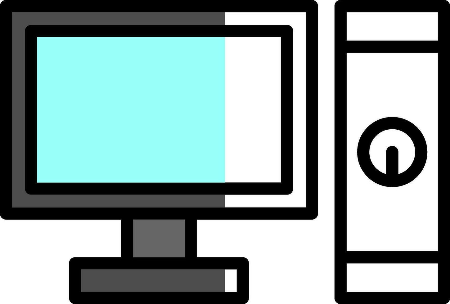 Computer Vector Icon Design