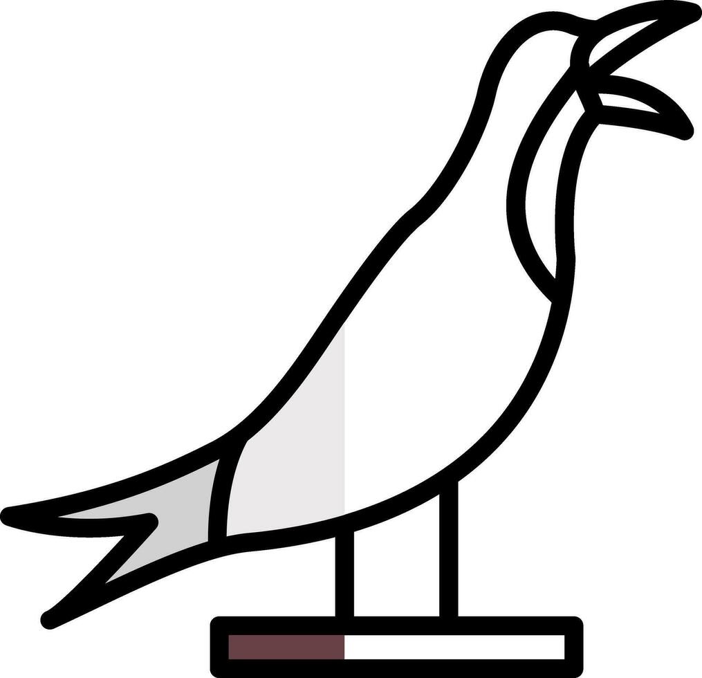 Arctic tern Vector Icon Design