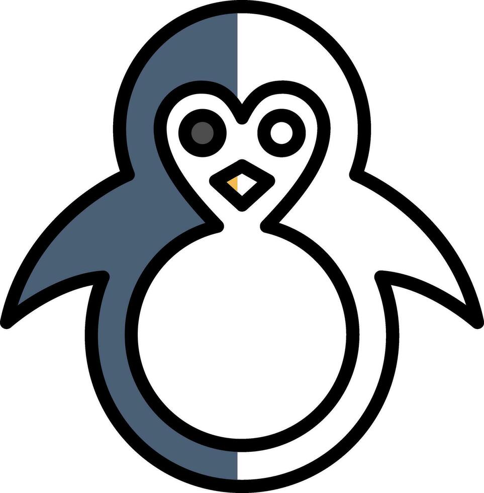 Penguin Vector Icon Design