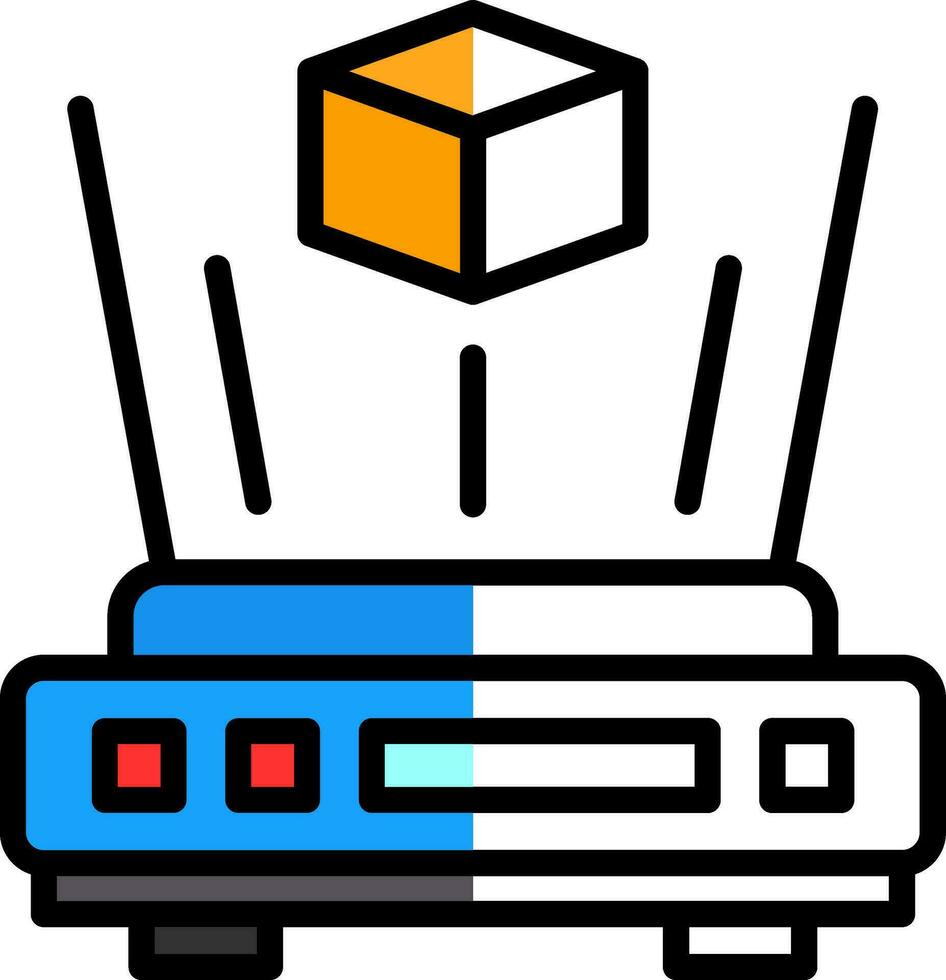 Holofgram Vector Icon Design