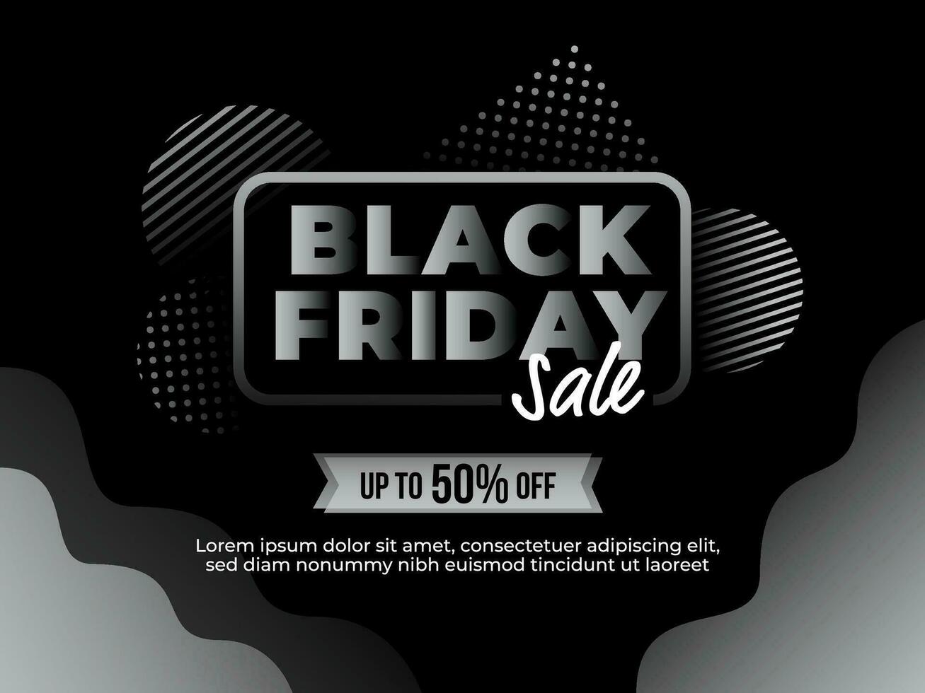 Black friday design concept for your banner promotion vector