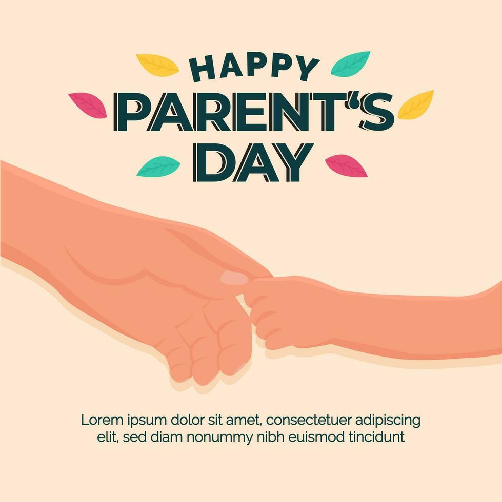 Happy Parent Day vector