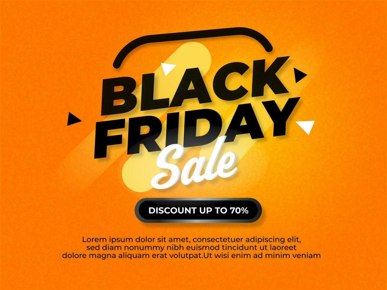 Black friday design concept for your banner promotion vector