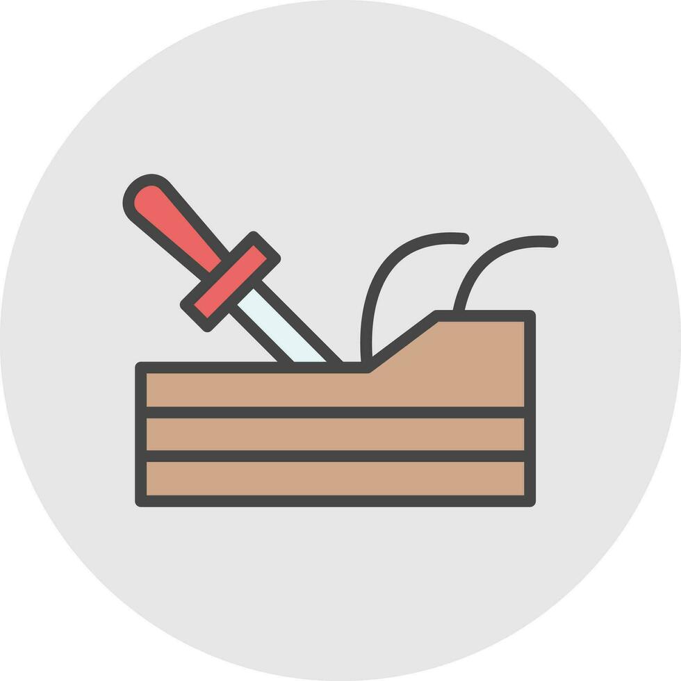 Carving Vector Icon Design