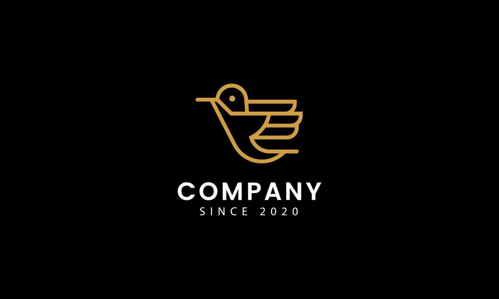 plantilla de logotipo de pájaro vector