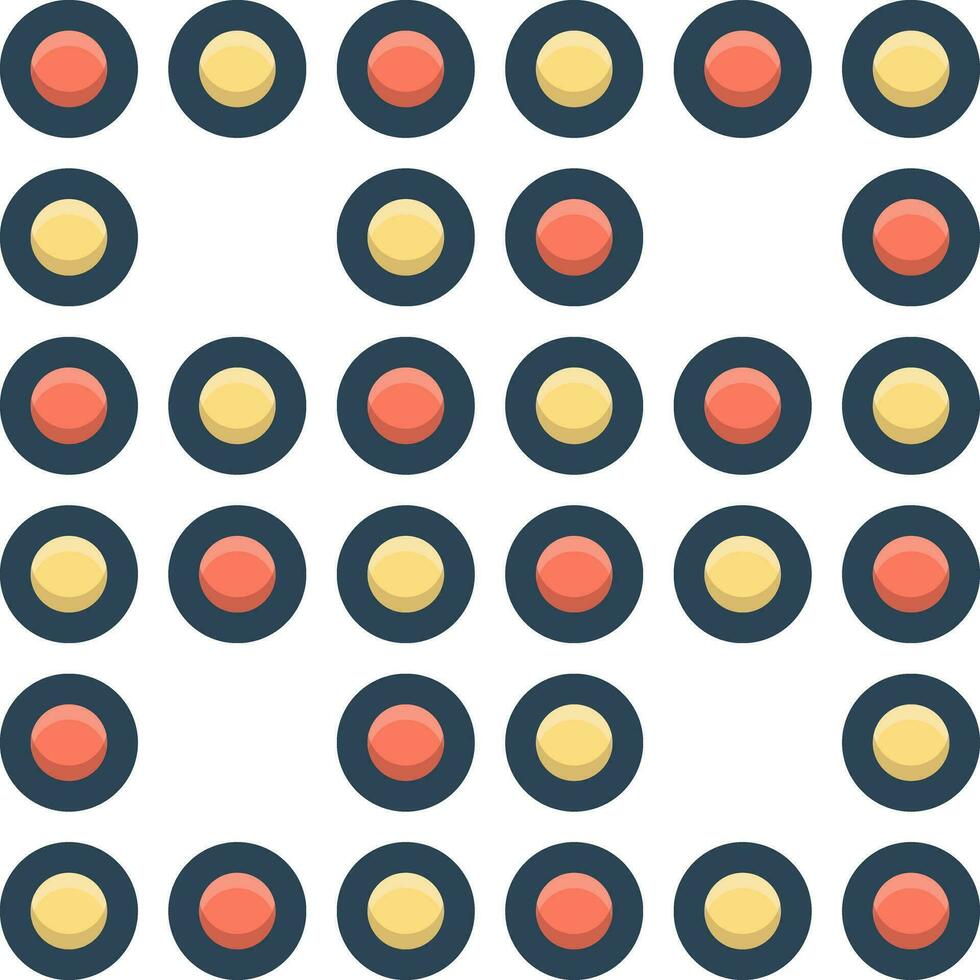 color icon for pattern vector