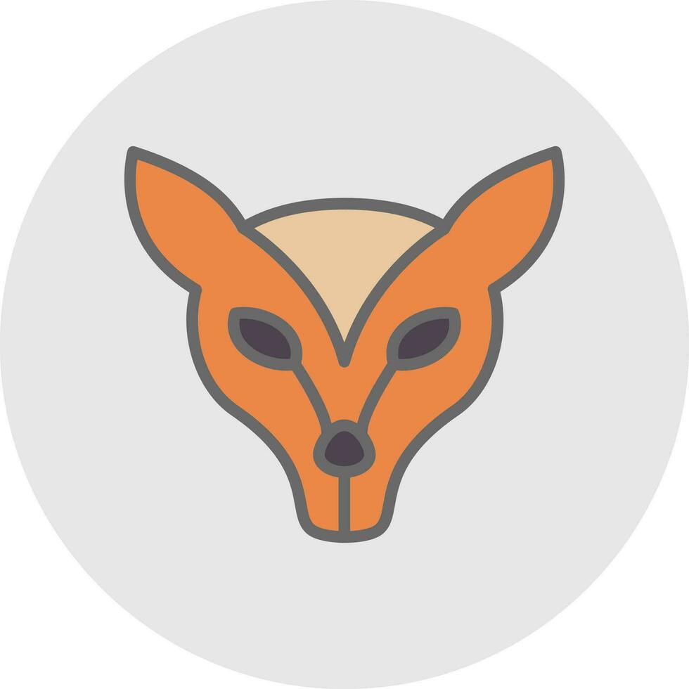 Arctic fox Vector Icon Design