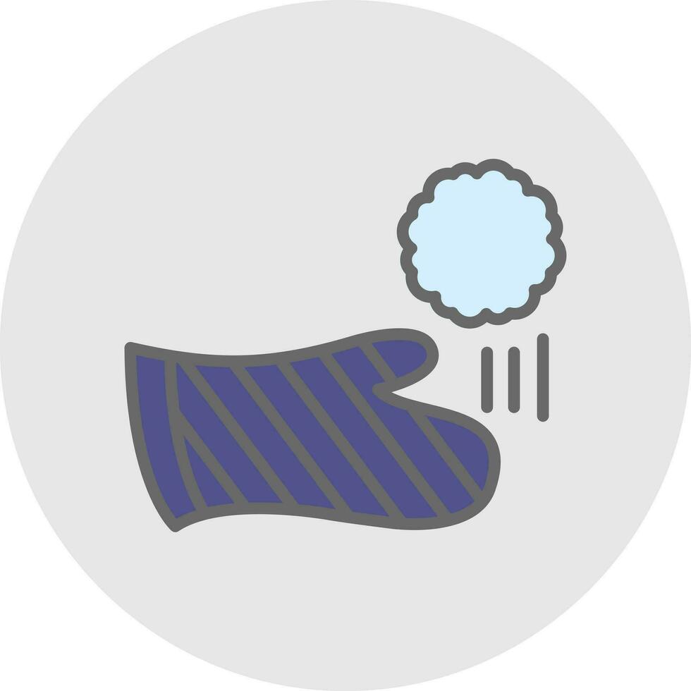 Snowball fight Vector Icon Design