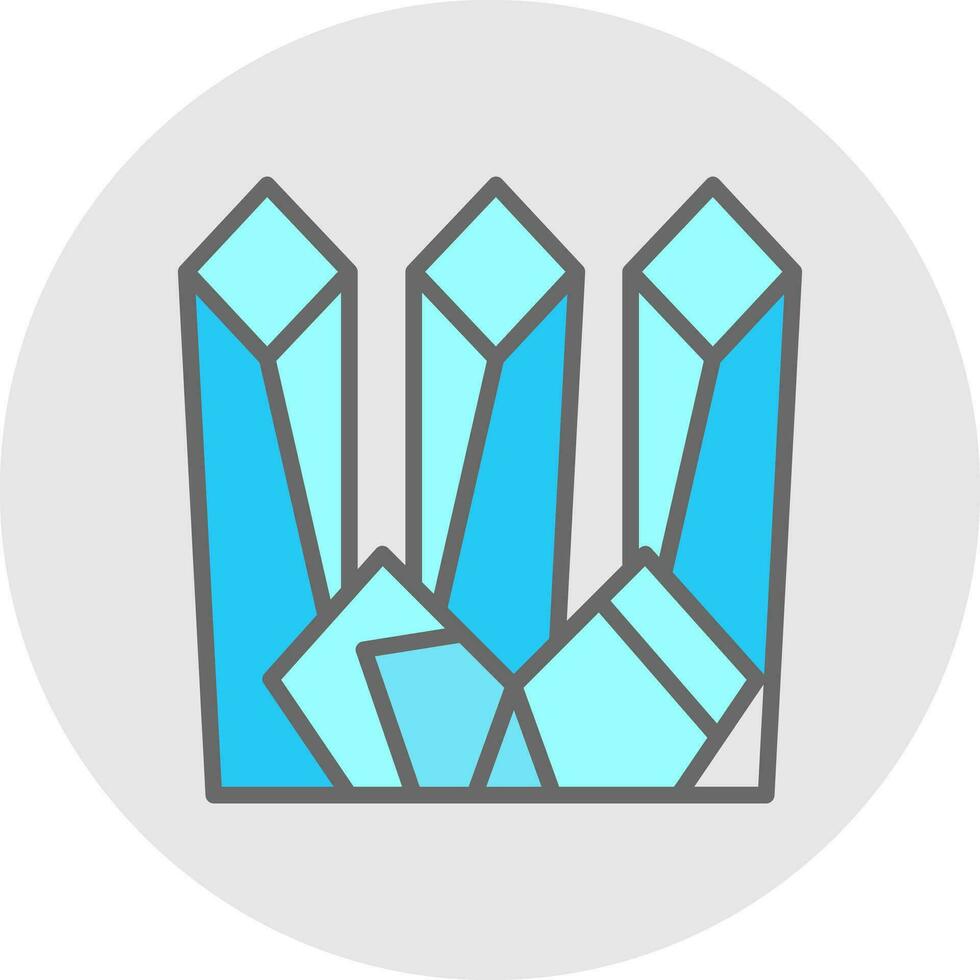 Ice wall Vector Icon Design