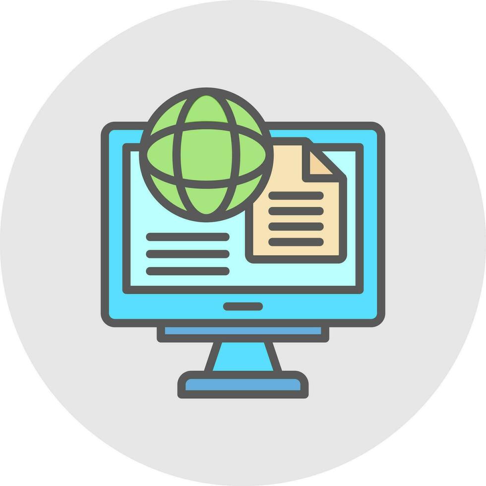 Portal Vector Icon Design