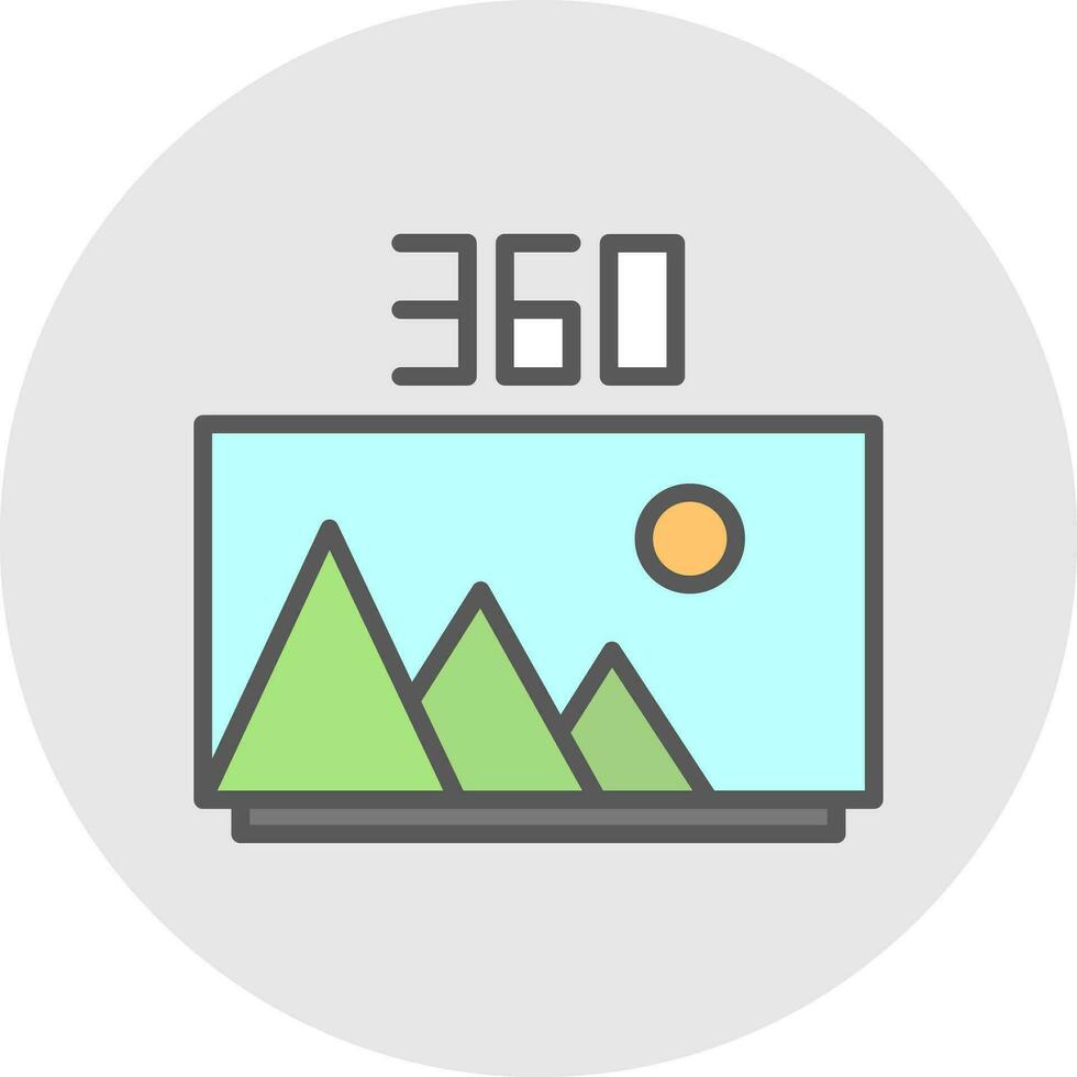 360 imagen vector icono diseño