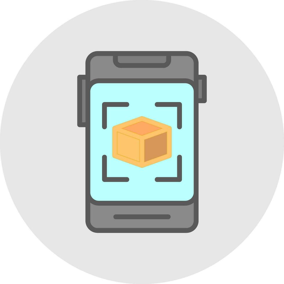Augmented Reality Vector Icon Design