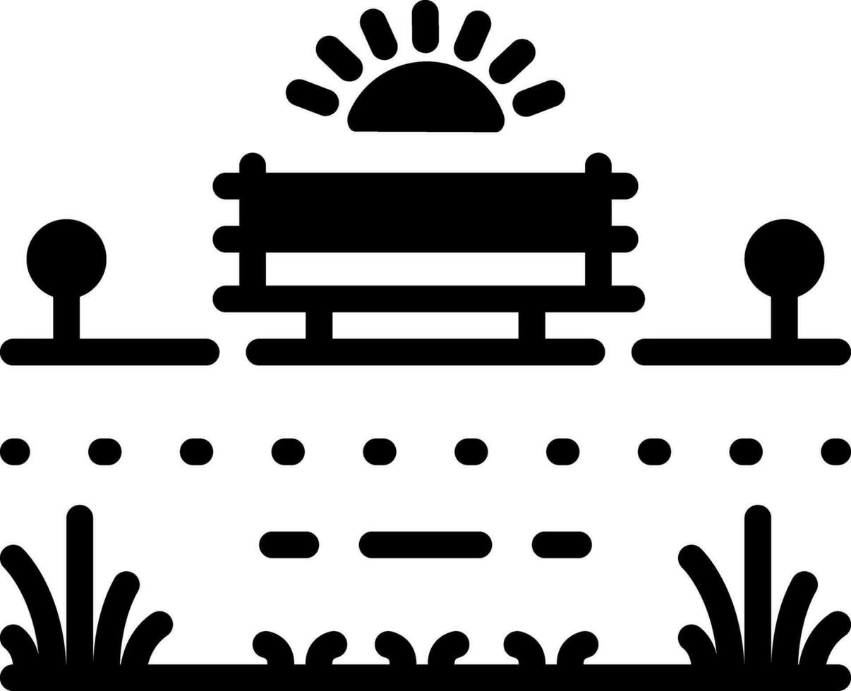 solid icon for garden vector
