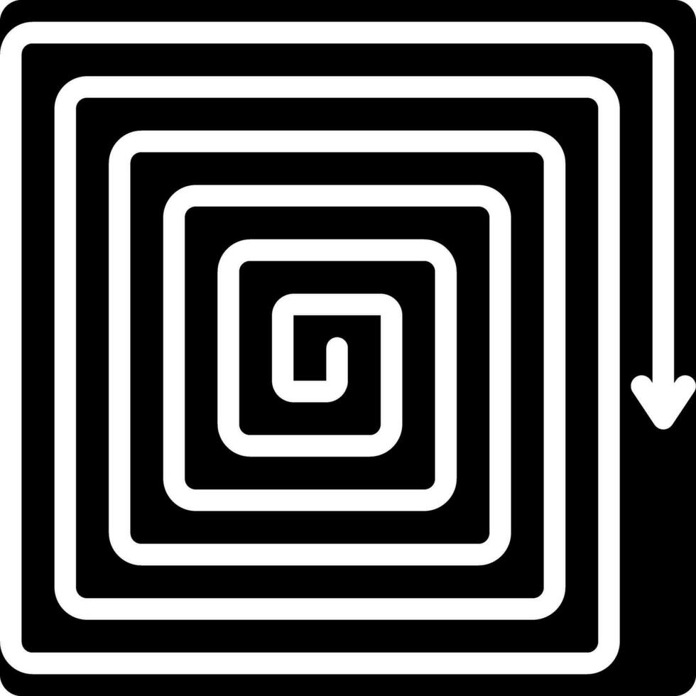 solid icon for continue vector
