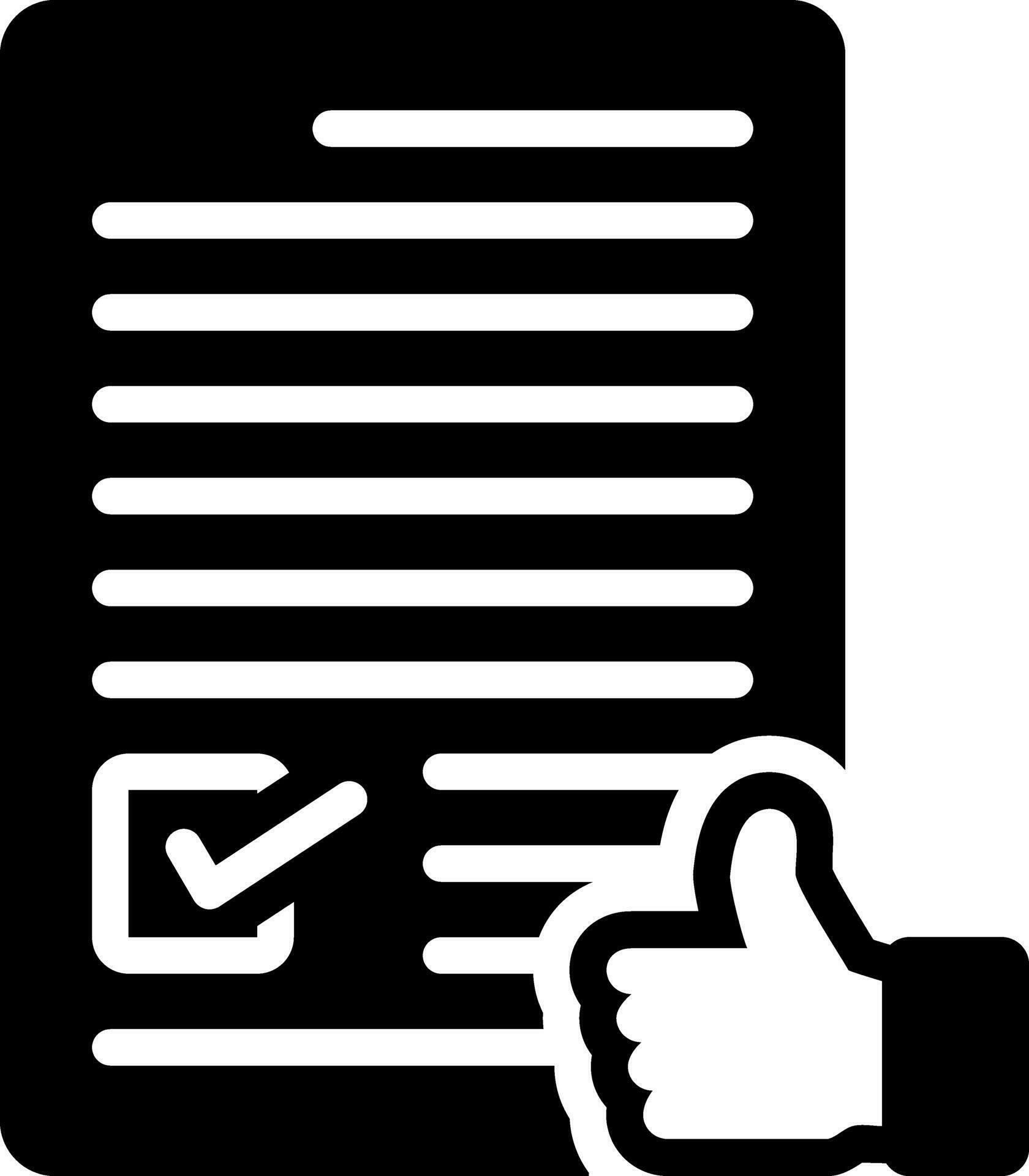 solid icon for agree 27267169 Vector Art at Vecteezy