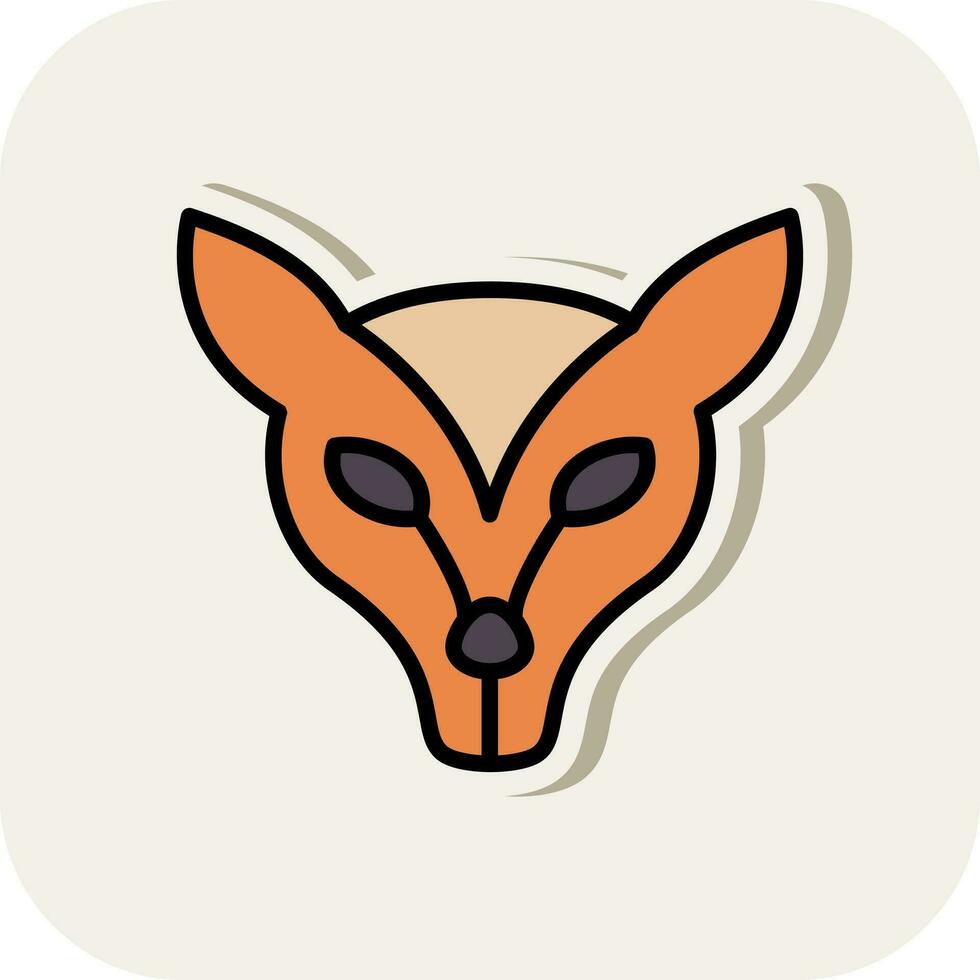 Arctic fox Vector Icon Design