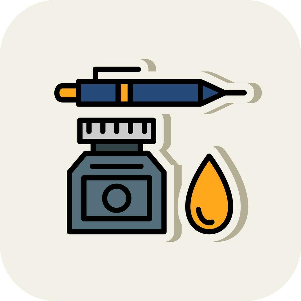 Ink Vector Icon Design