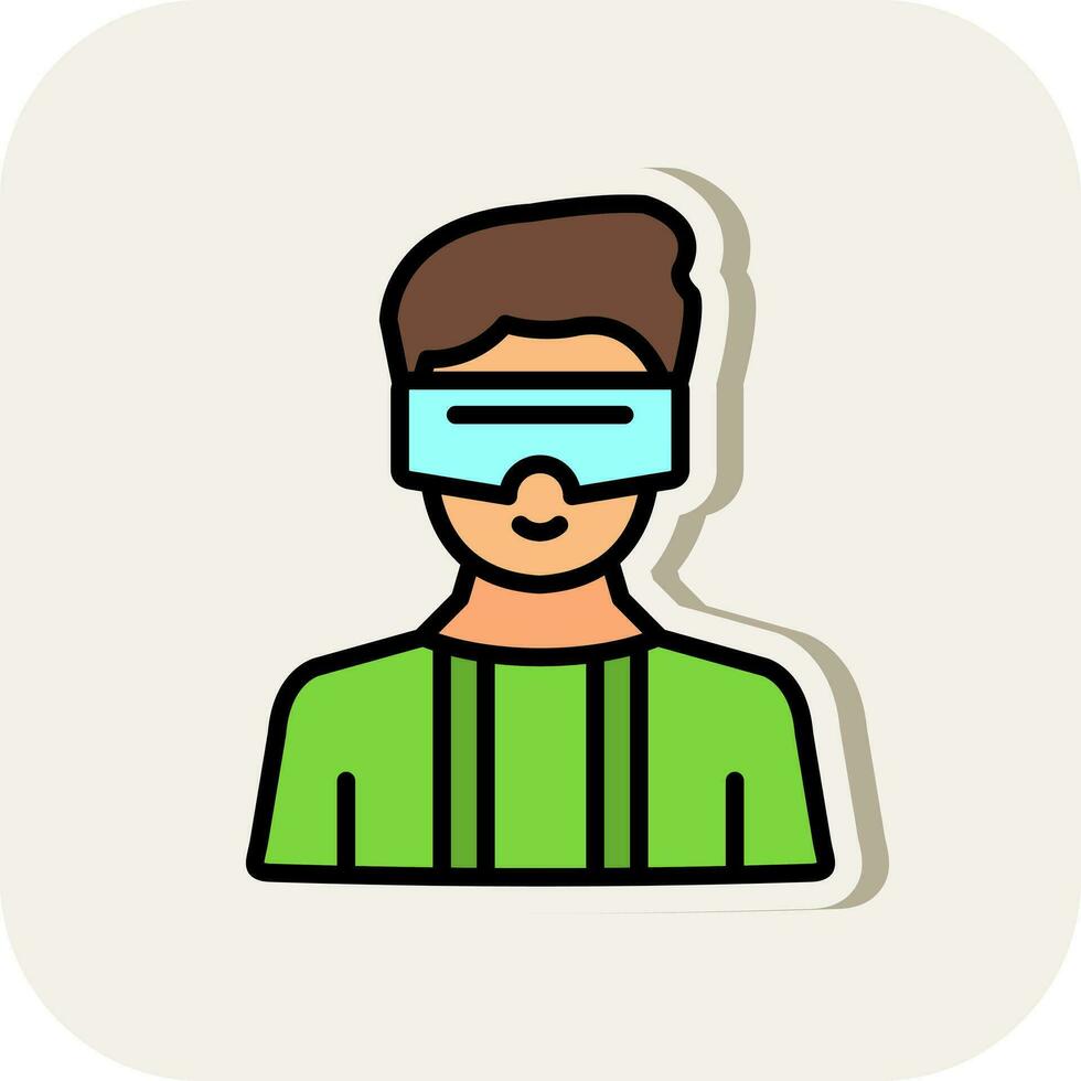 Virtual Reality Vector Icon Design