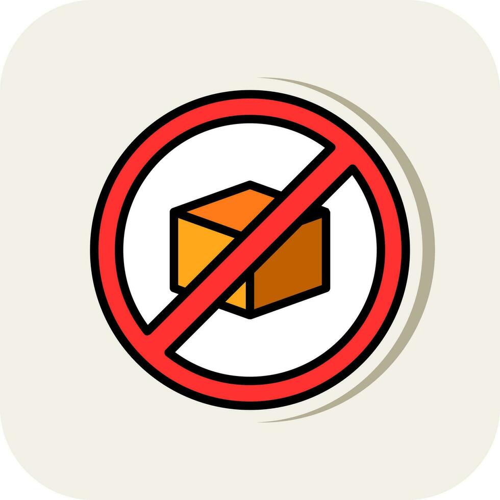 Prohibitions Vector Icon Design