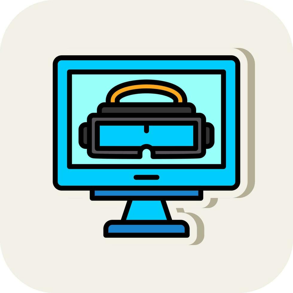 Ar Glasses Vector Icon Design