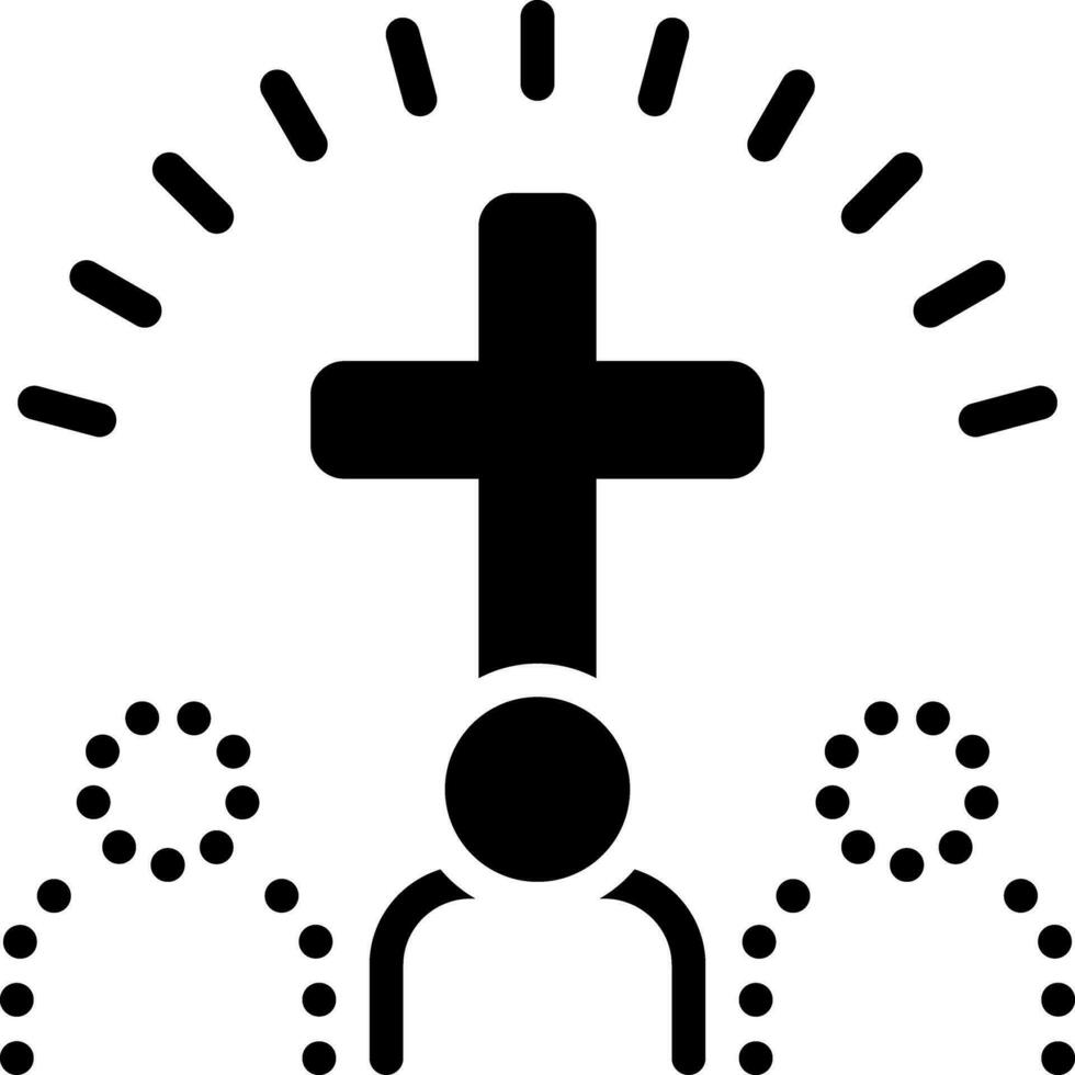 solid icon for trust vector