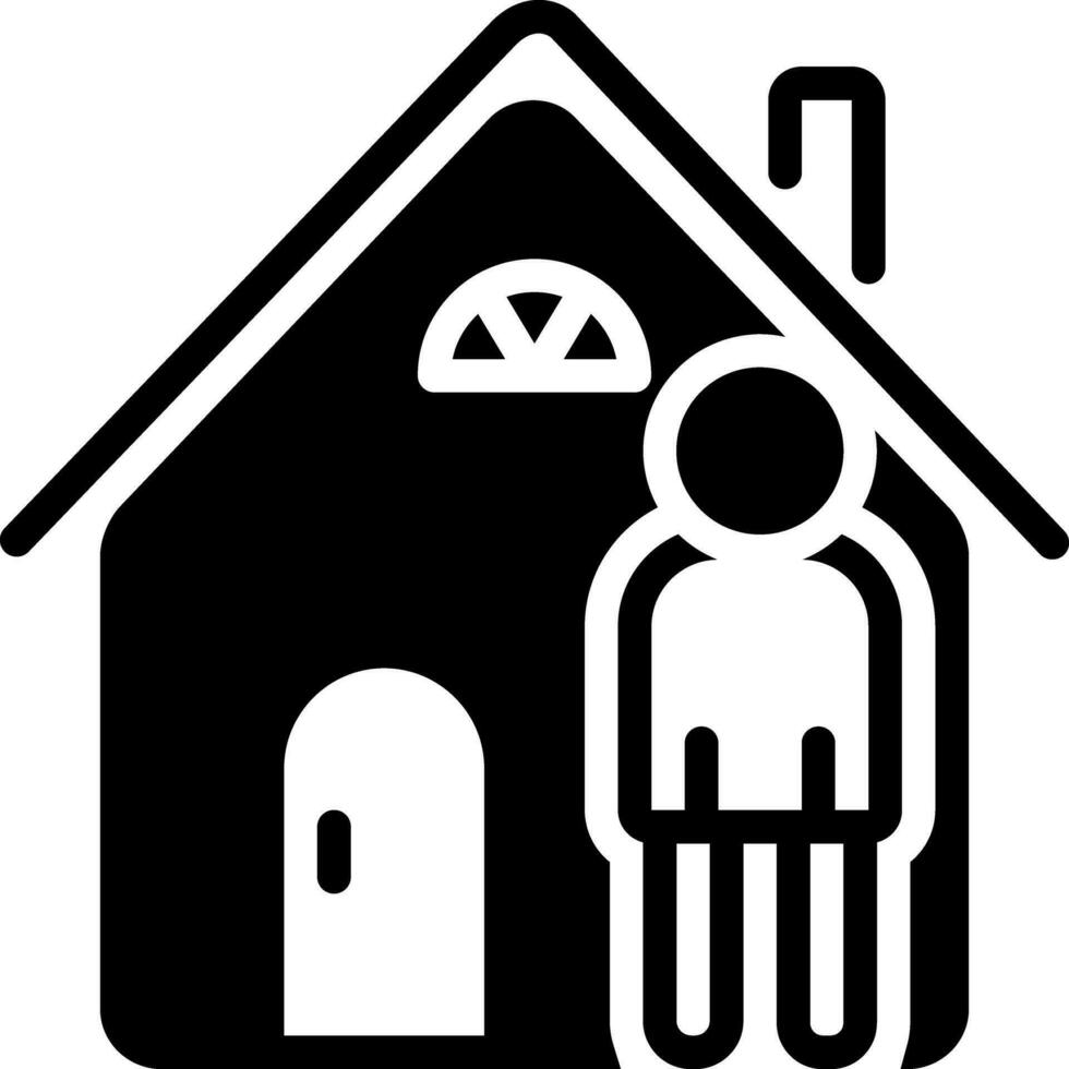 solid icon for at vector